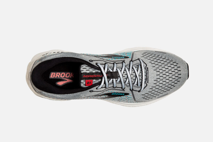 Brooks Adrenaline GTS 21 Men\'s Road Running Shoes Jet Stream/Black/Capri